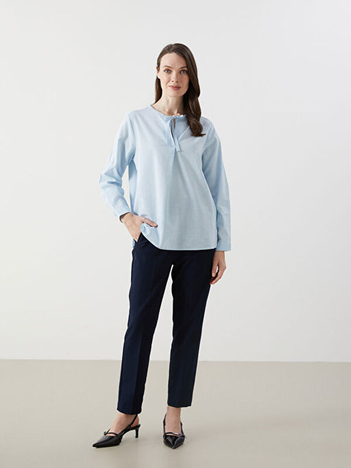 Ba?lamal? Yaka Kad?n Bluz