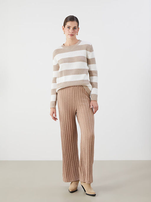 Beli Lastikli ?spanyol Pa?a Kad?n Pantolon