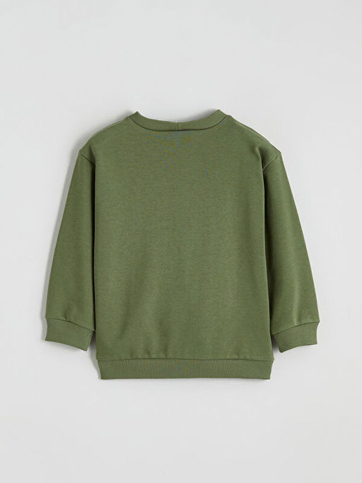 Bisiklet Yaka Erkek ?ocuk Kal?n Sweatshirt