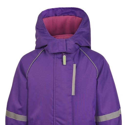Осенний комбинезон для девочки (осень-зима), LOLLO 7050 Фиолетовый - Caimano фото 4