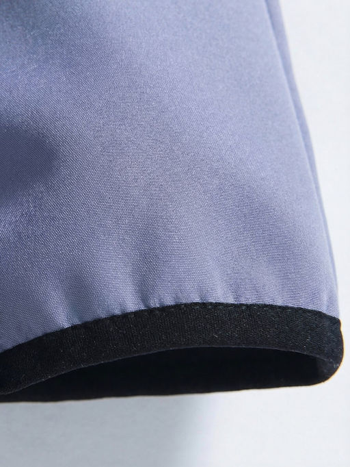 Куртка женская гибридная стёганая с капюшоном с графеновой подкладкой синего цвета 9630_1S