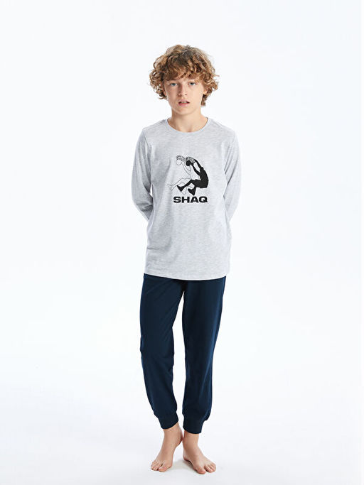 Bisiklet Yaka Erkek ?ocuk Pijama Tak?m?