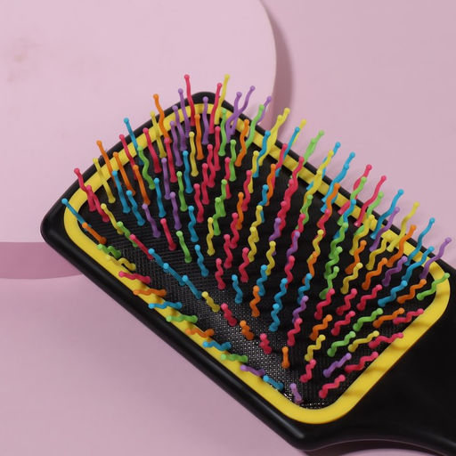 Цена за 2 шт. Расчёска массажная, 8×24 (±1) см, разноцветная