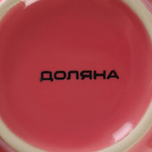 Кружка Доляна «Ноэми», 430 мл, керамика, розовая