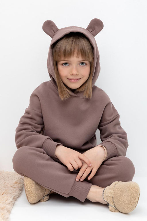 КР 302203/капучино к415 джемпер для дев