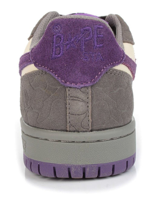 05-717-13 DARKGRAY/PURPLE Кроссовки женские (натуральная замша, натуральная кожа)