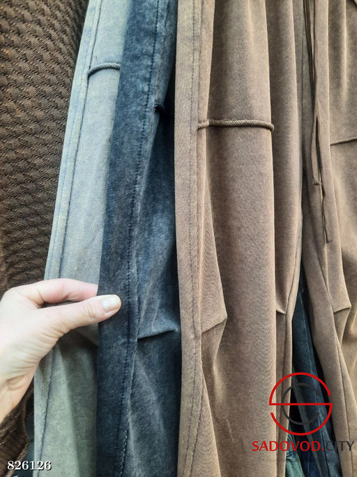 Брюки женские из трикотажа с карманами