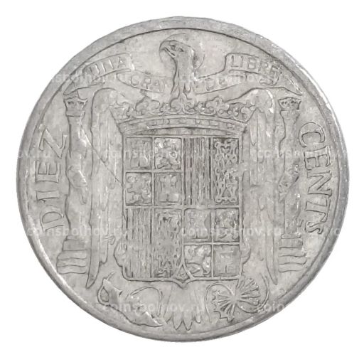 10 сентимо 1953 года Испания
