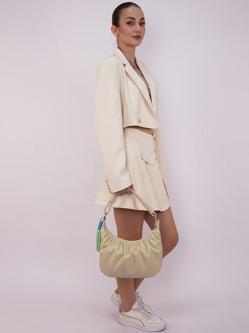 LACCOMA сумка Долорес-ЛЦ802-бежевый эко кожа хлопок