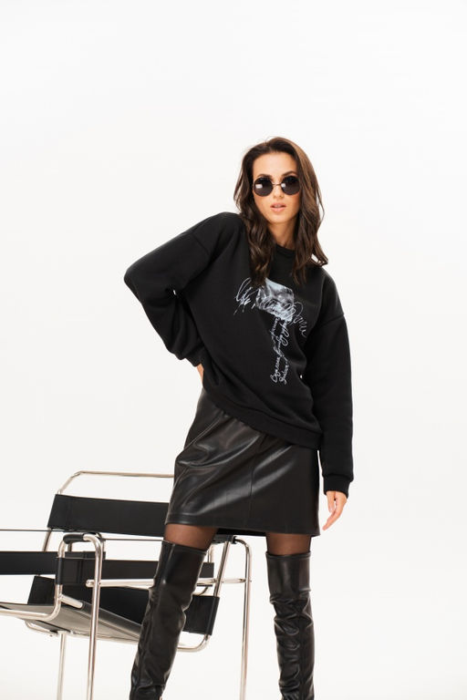 Свитшот с начёсом и шёлкографией - Sahar art lab фото 5