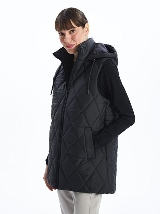 Kap??onlu Kapitone Kad?n ?i?me Yelek