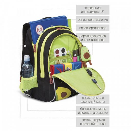 RG-168-1 рюкзак школьный - Grizzly фото 14