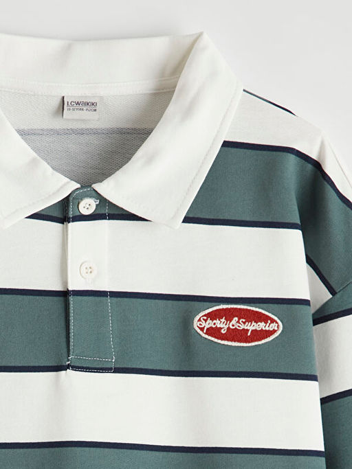 ?izgili Polo Yaka Erkek ?ocuk Ti??rt