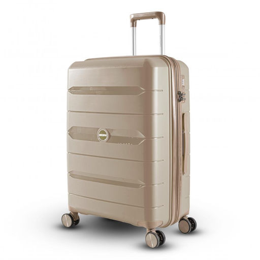 Набор из 3-х чемоданов с расширением 23102 Серо-голубой - Mironpan фото 5