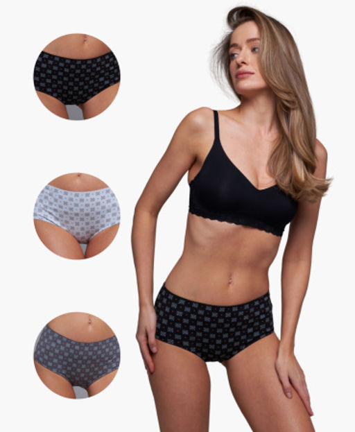 Трусы женские шорты Cherry Girl 6803-77 хлопок, эластан размеры L, XL, 2XL, 3XL  фото 9