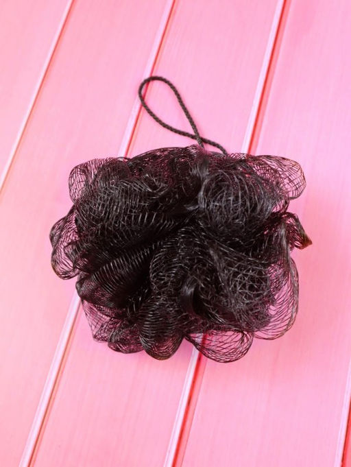 Avikomp ЭДИТ мочалка д/тела УГОЛЬ body шар (1шт) нейлон, черная