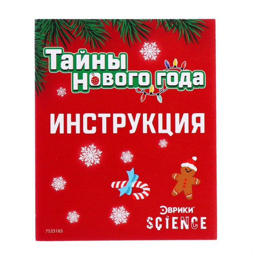 Набор для опытов Тайны Нового года, зайчик