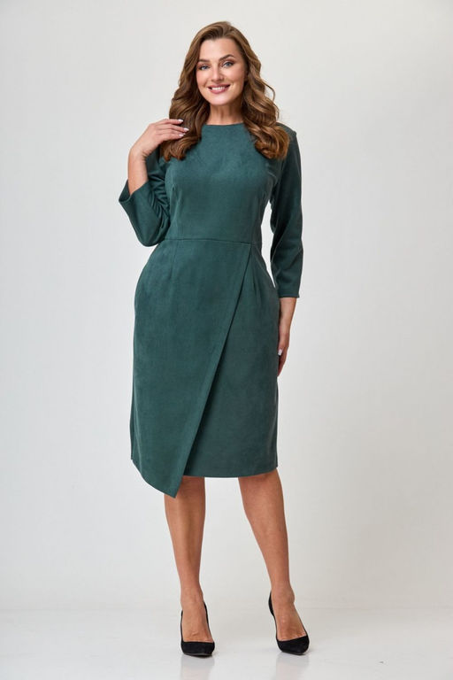 Платье ANELLI 1155 зеленый