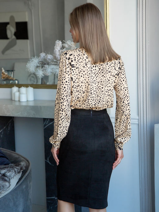 02-1236 Блуза - Вишня фото 5