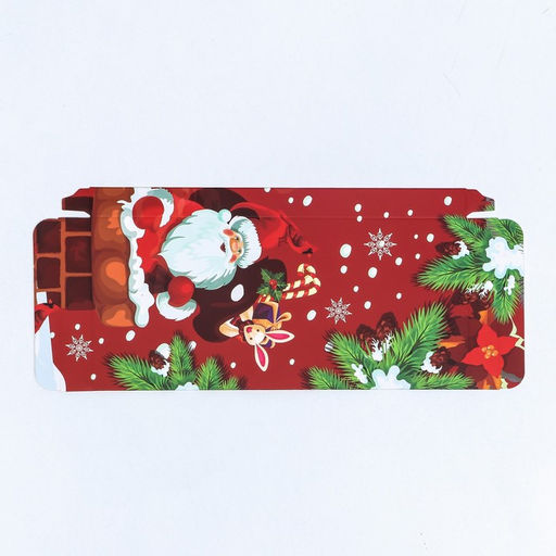 Цена за 5 шт. Коробка для шоколада новогодняя «Дед Мороз», 17×8×1.4 см