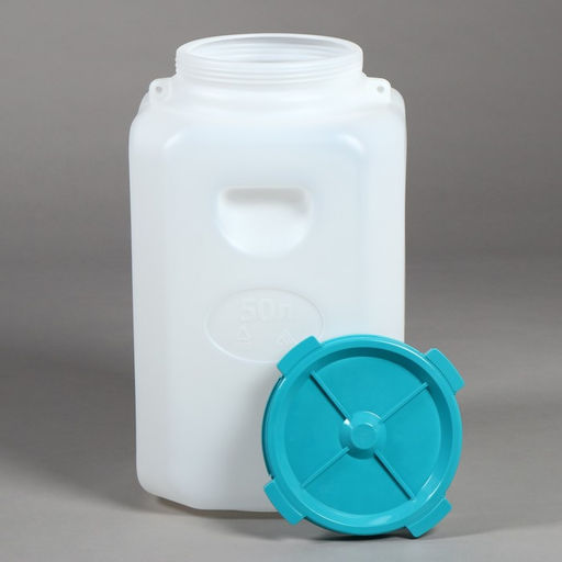 Бочка пищевая, 50 л, горловина 21.5 см, пластиковая, с крышкой