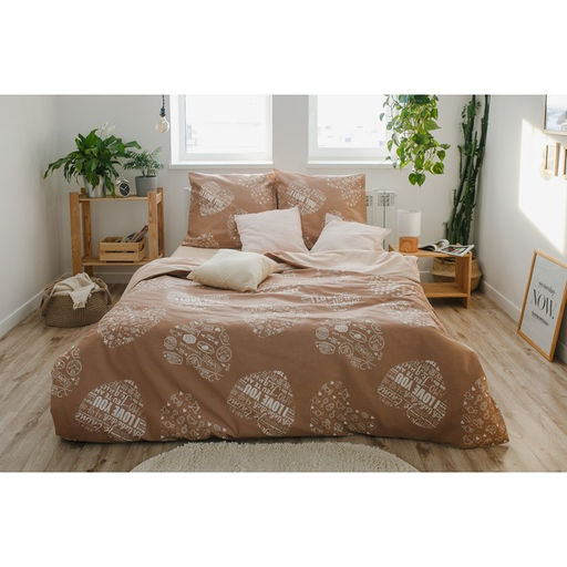 Постельное бельё Этель евро Te amo (вид 3) 200 х 217 см, 220 х 240 см, 70 х 70 - 2 шт  фото 6