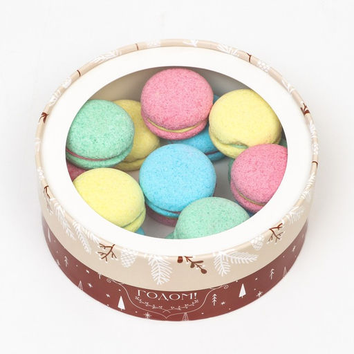 Коробка подарочная новогодняя с окном «С Новым годом» 18×18×6 см