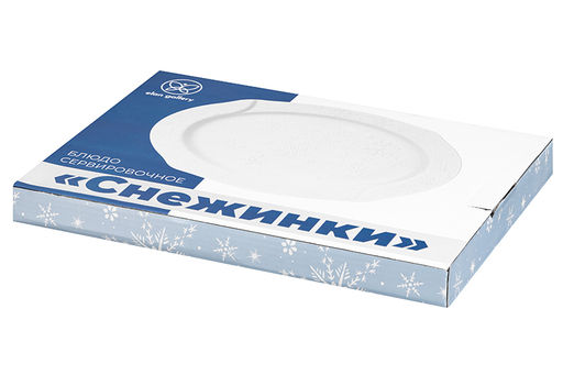 Блюдо 30,5*23*2 см Снежинки - Elan gallery фото 12