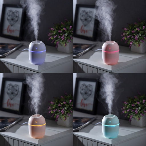 Увлажнитель HM-20 ультразвуковой, 0.22 л, 1.5 Вт, USB в компл., белый