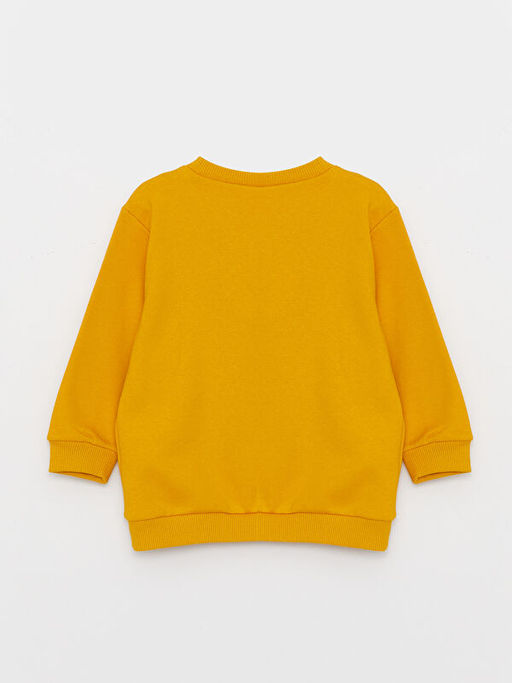 Bisiklet Yaka Bask?l? Erkek Bebek Sweatshirt - Waikiki фото 2