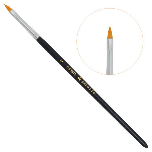 Planet Nails Кисть для дизайна язык №2 21012/98319.2  фото 2