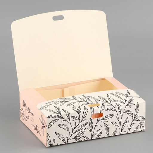 Цена за 2 шт. Коробка подарочная складная, упаковка, «Только для тебя», 16.5×12×5 см, БЕЗ ЛЕНТЫ