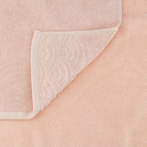 Полотенце махровое "Волна" 50х90см, хлопок 100%, персиковый (Китай)