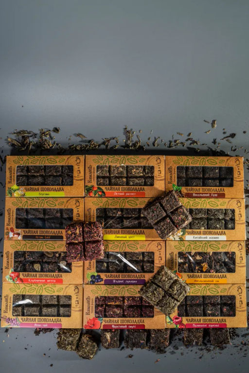 Камлёвъ Чайная шоколадка Ассам Gold, 50 г - Камлевъ фото 5