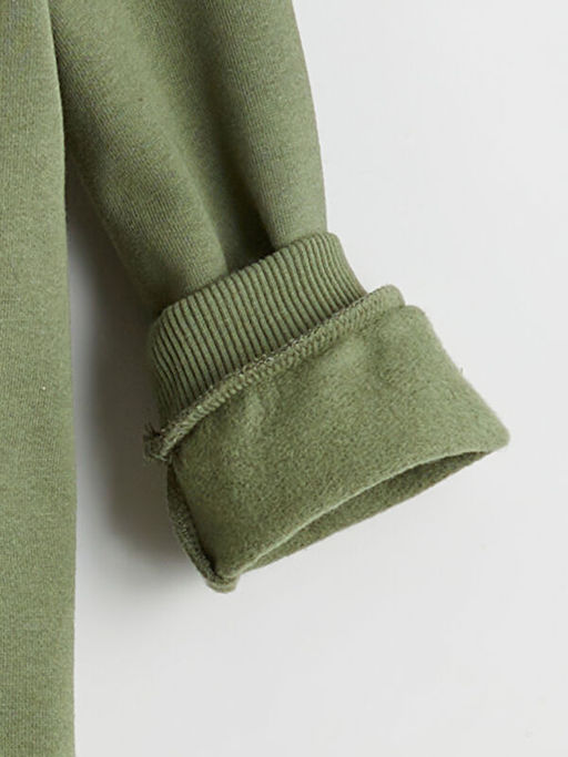 Dinozor Bask?l? Erkek Bebek Sweatshirt