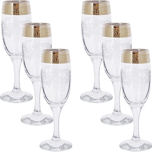 MS419-02 Набор 6-ти бокалов д/шампанского 190м(х4) - Mayer&boch фото 3