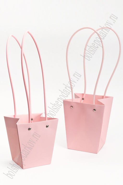 Сумка для цветов 13*15,5*9,5 см (10 шт) SF-7376, розовый