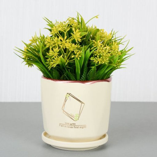 Цветочная композиция Зелень 19 см / 0213-109 /уп 48/ - Галеонтрейд фото 3