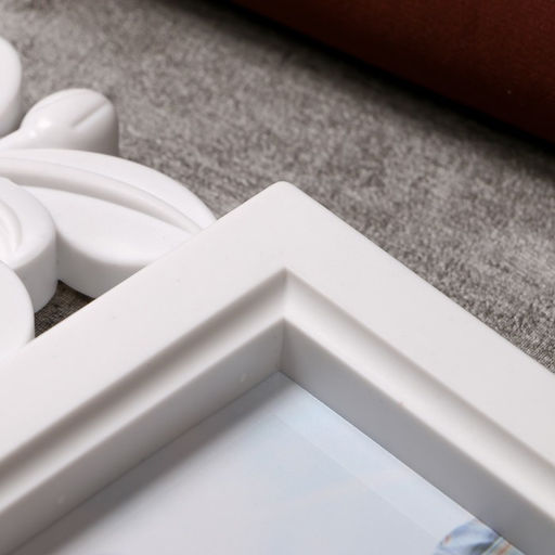 Фоторамка - коллаж на 4 фото 10?10, 10?15 см Я люблю тебя, пластик, мультирамка, белая, 26.5?40?2.5 см