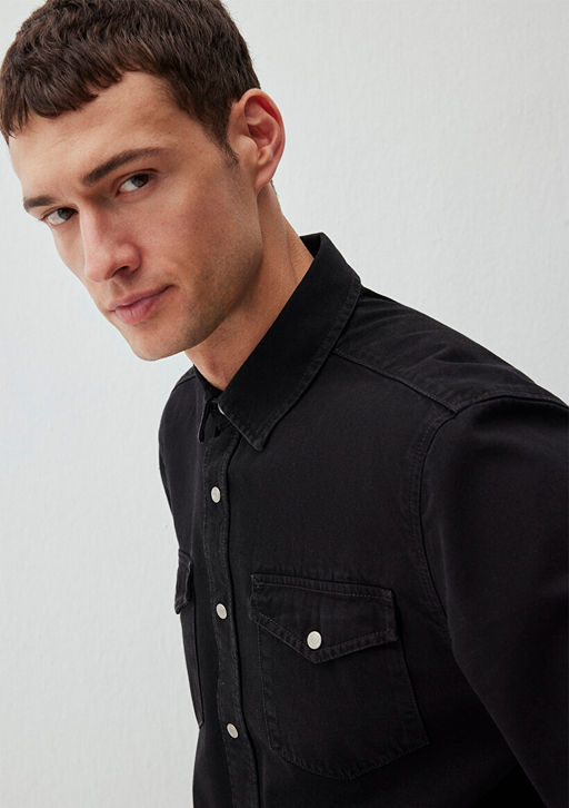 Ted Koyu Dumanl? Denim Jean Gomlek - Mavi фото 6