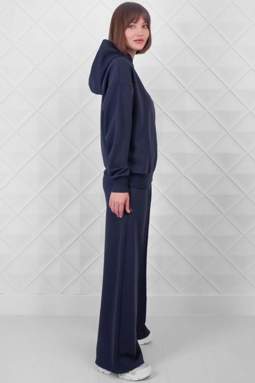 Арт. 2527/3 Костюм с брюками женский 44-52 (5 шт) Цвет:верх- антрацит, низ- антрацит - Калинка фото 2