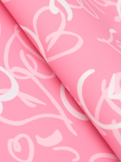 Цена за 20 шт. Плёнка флористическая для цветов, «Сердца», розовая, 57×57 см