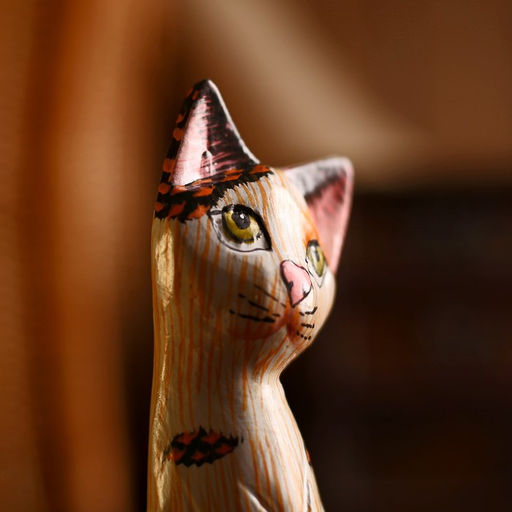 Сувенир «Котёнок», 12×5×2.5 см, дерево