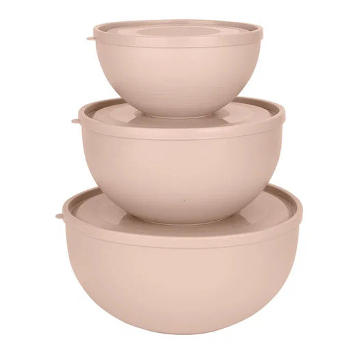 Набор мисок 1.2л 2.5л 4л с крышками (уп.10)