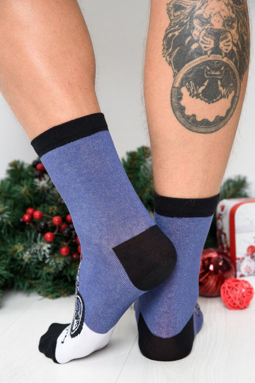 Носки мужские Санта байкер - Berchelli фото 3