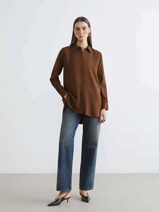 Gabardin Kad?n G?mlek Tunik