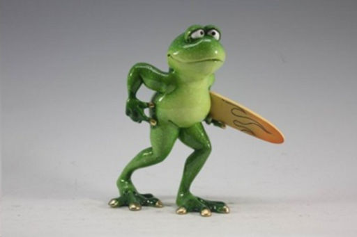 Фигурка Лягушка с серфингом 15 см / YX89026 /уп 16/А - Галеонтрейд фото 2