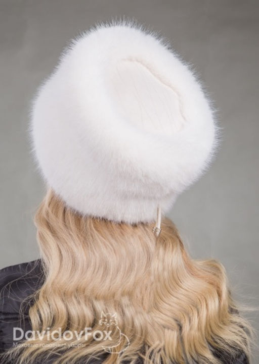 Шапка Кубанка экомех белый