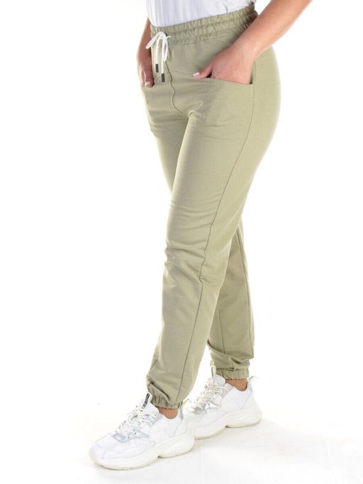 QB-84 Брюки спортивные женские (95% хлопок, 5% стрейч) P&S - Фабричный китай фото 3