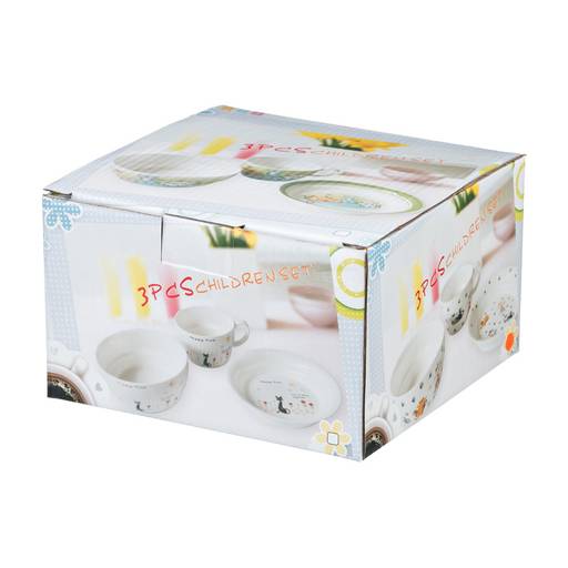 НАБОР ДЛЯ ЗАВТРАКА LEFARD ВЕСЕЛЫЕ ДРУЗЬЯ 3 ПР.  фото 3